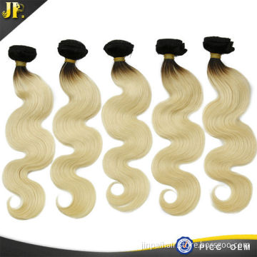 8A One Donor Body Wave Human Hair Peruvian Blonde Color Hair Weave